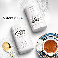 CodeAge Liposomal Magnesium Taurate / Ліпосомальний магній таурат + Вітамін Б6 120 капсул BX769, фото 5