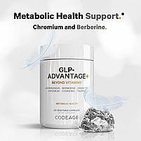 CodeAge GLP-Advantage/підтримання метаболічного здоров'я з берберином, аккермансією й таурином 60 до BX638, фото 6