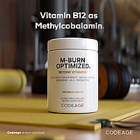 CodeAge M-Burn Optimized/ Оптимізація метаболізму та жироспалювання 60 капсул BX727, фото 5