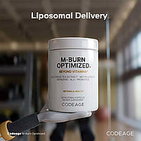 CodeAge M-Burn Optimized/ Оптимізація метаболізму та жироспалювання 60 капсул BX727, фото 6