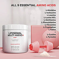 CodeAge Liposomal Multi Amino+/Ліпосомальні незамінні амінокислоти 174,2 г BX179, фото 4