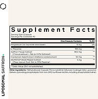 CodeAge Liposomal Saffron+/Ліпосомальний шафран+ 90 капсул BX763, фото 2