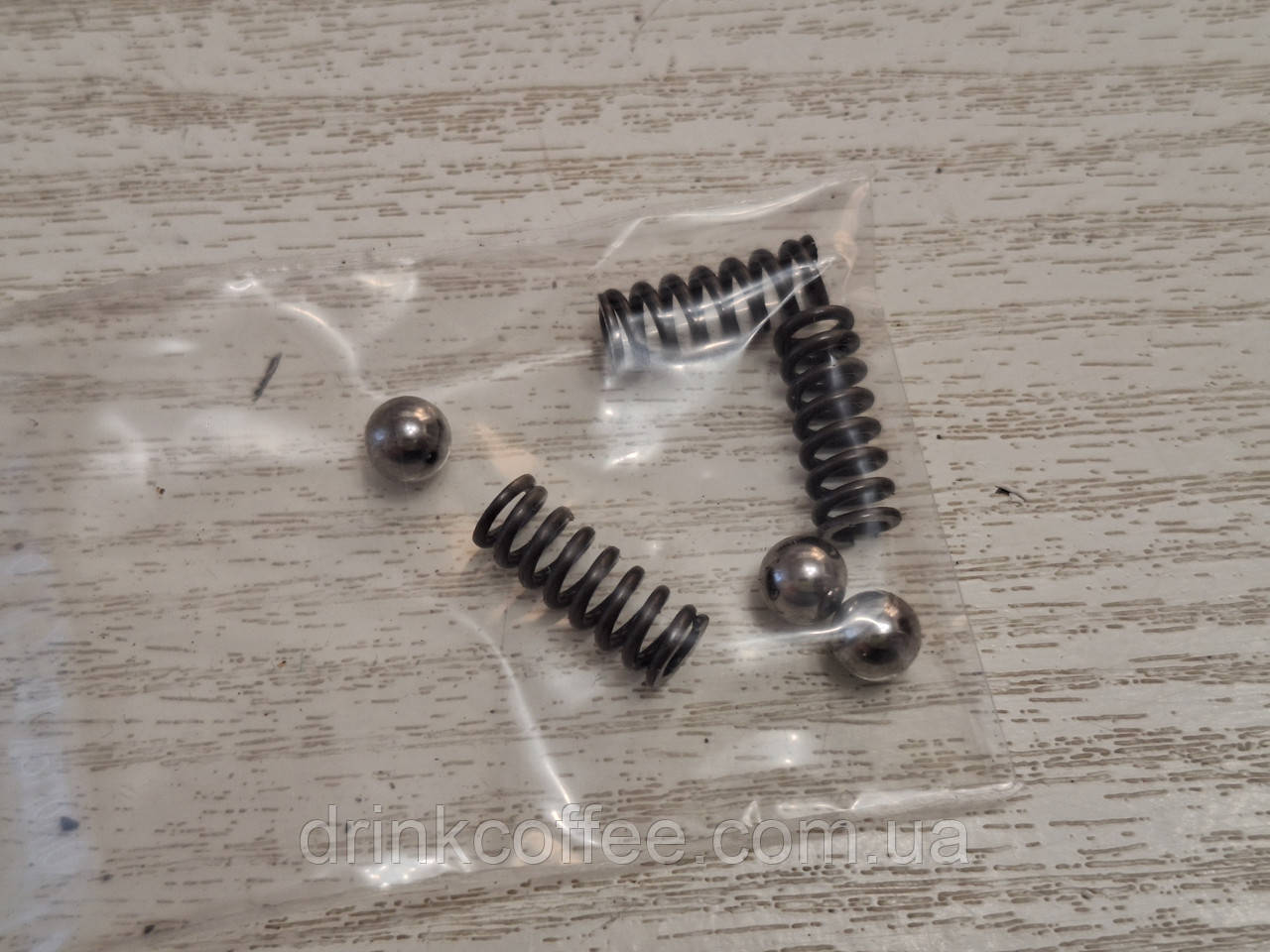 Пружинки и шарики по 3шт для кавомолки Запчастина для кавомашини Miele CM6350 б/у, фото 1