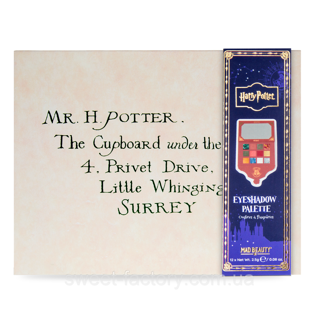 Тіні для повік Mad Beauty Harry Potter Acceptance Letter Eyeshadow Palette, фото 1