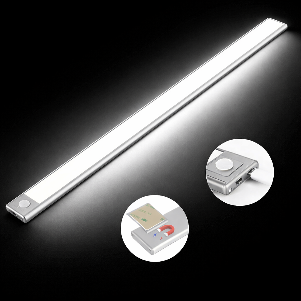 Лампа на акумуляторі, сенсорний світильник 60 см для приміщень і шаф, 2 режими роботи UltraFire UF-PIR_60