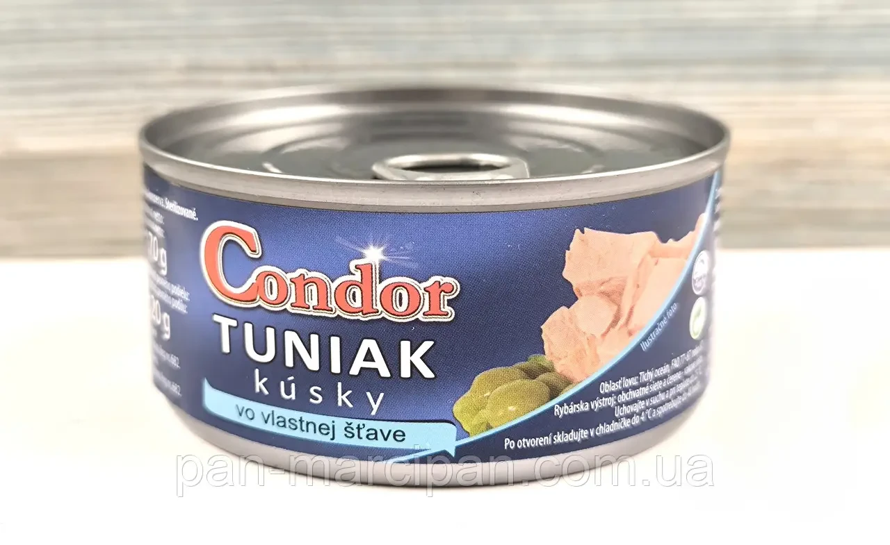 Тунец Condor в собственном соку 170г, фото 1