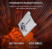 SSD 256ГБ Твердотільний жорсткий диск SomnAmbulist 256gb 256 Гб для ноутбуків, настільних ПК