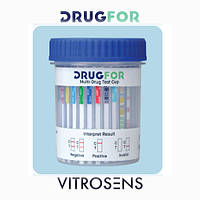 Швидкий тест у вигляді чашки для виявлення 14 видів наркотичних речовин в сечі