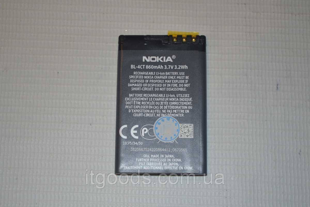 Оригинальный аккумулятор BL-4CT для Nokia 2720 5310 5630 6600 7210 7230 7310 X3-00 6700 - фото 2 - id-p493187307