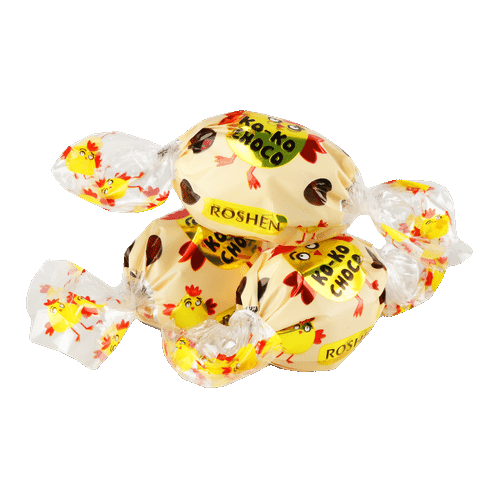 Цукерки Roshen "Ko-Ko Choco White" 100 г., фото 1