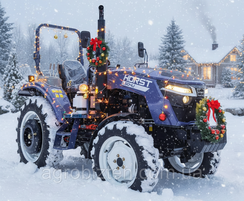 Мінітрактор HORST L504U (50 л.с., дизель 4х4, реверс, ГУР), фото 1