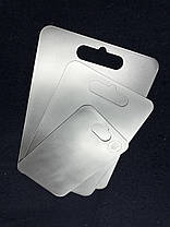 Набір кухонних дощок 3-в-1 з нержавіючої харчової сталі AISI 304, фото 3