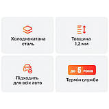 Лонжерони підлоги для Isuzu Amigo II (1998–2000) сталь, фото 2