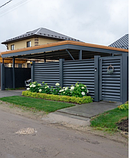 Навіс для автомобіля по дизайн-проекту у європейському стилі, фото 2