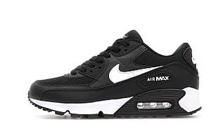 Nike Air Max 90 Black White Чоловічі кросівки чорно-білі
