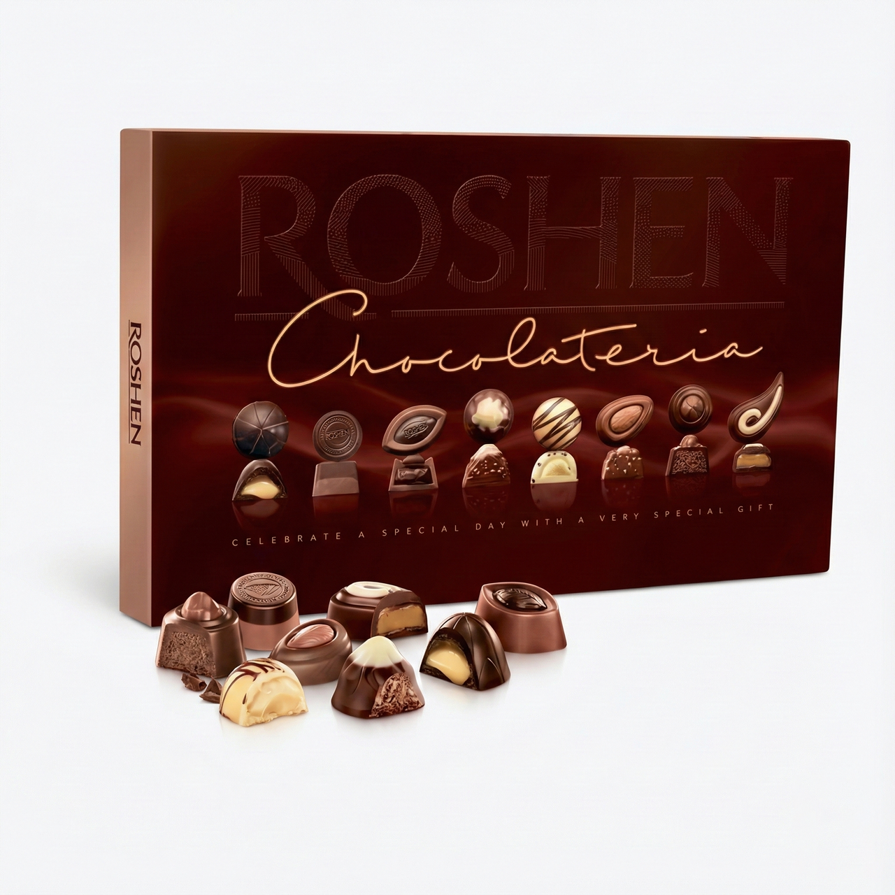 Шоколадні цукерки Roshen Chocolateria Ассорти 256 г гр, фото 1