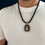 Золотий підвіс Діва Марія та молитва «Отче Наш» Арт. 0199, фото 4