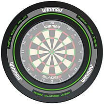Мішень професійний дартс із сизалю Англія Winmau Blade 360 New 2026 з підсвіткою і захистом, фото 3