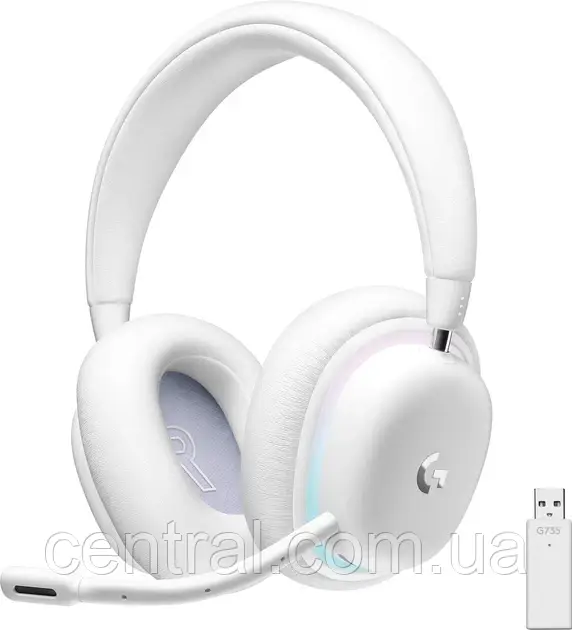Навушники Logitech G735 Wireless Gaming Headset OFF WHITE, фото 1