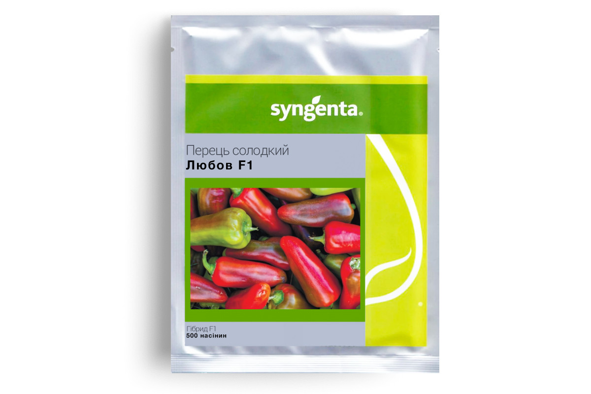 Насіння перцю Любов F1 (500 насінин), фото 1