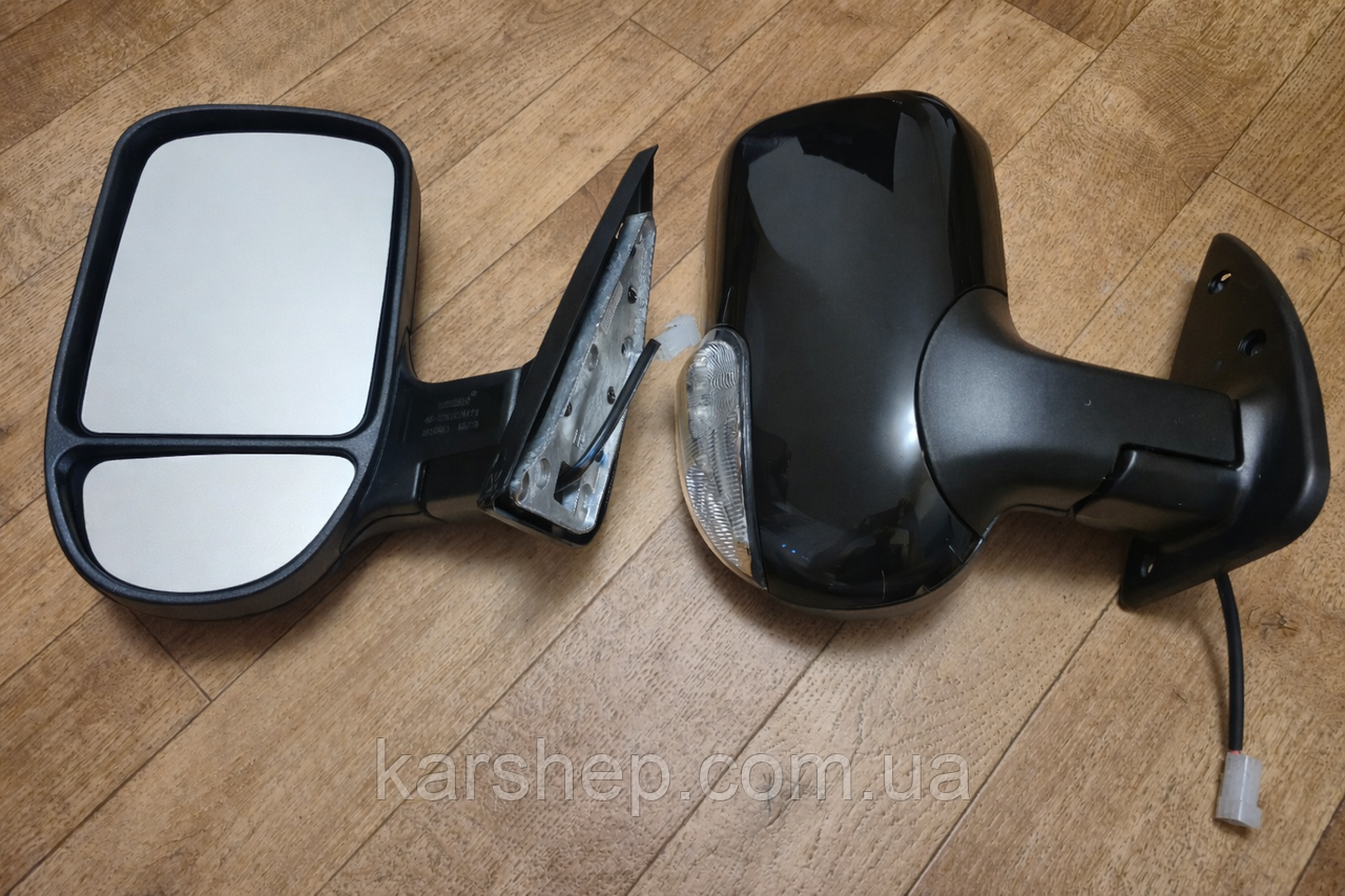 Бічні дзеркала нового зразка з повторювачем повороту на Газель
