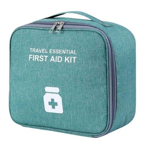 Органайзер-аптечка у дорогу. Зелений 25*22*13 см, фото 1