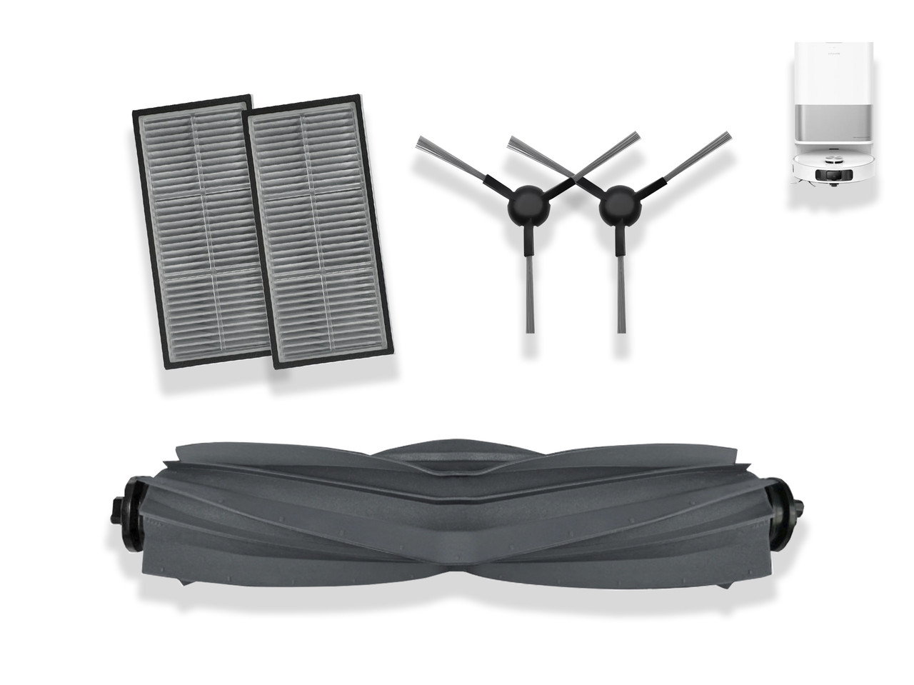 Комплект аксесуарів для роботів-пилососів Dreame L10s Ultra Gen2 та L30s Ultra 5 одиниць, фото 1