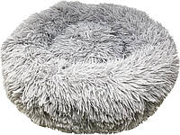 Лежак для собак плюшевий округлий Pet Life Nestler, 56 см