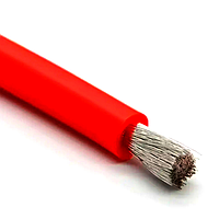 Еластичний силовий провід Минзан SC-AWG26-RD 1.5 мм 1 м лужена мідь силіконова ізоляція