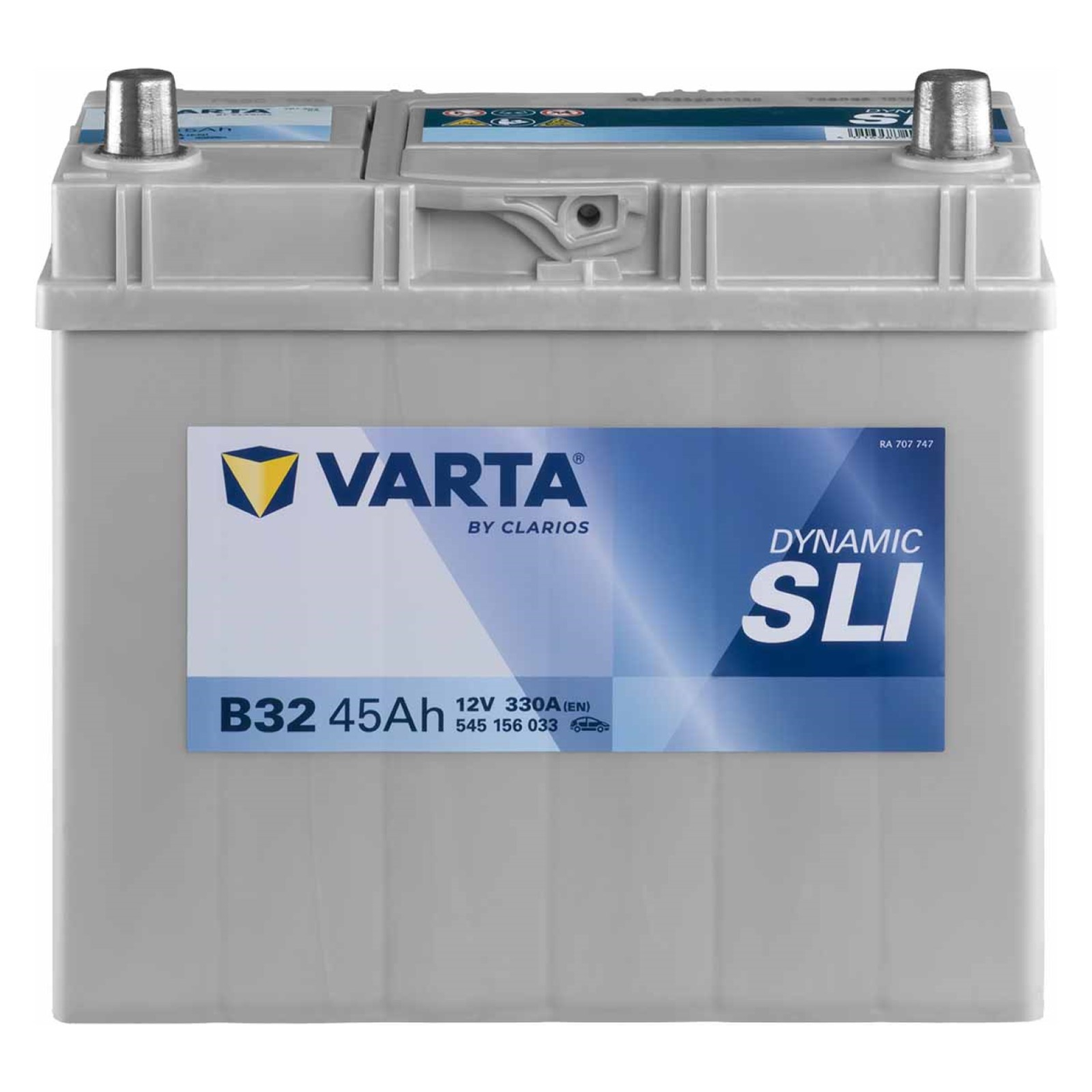 Акумулятор 45Аг 330А 12В R+ VARTA B32 Dynamic SLI 545156033 / 545 156 033 6CT-45 (238х129х227), фото 1