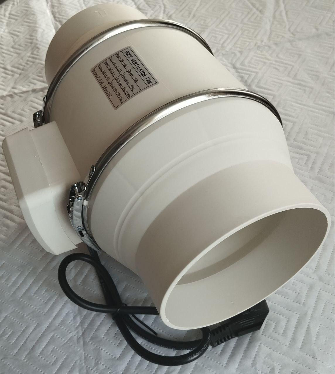 Вентилятор HF-150 канальний D 150 мм змішаного типу