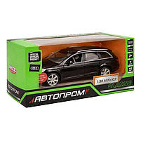 Машинка Автопром Audi Q7 1:32 чорна — металева іграшкова модель зі світлом, звуком та відкривними дверима, арт. 68310, фото 10