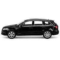 Машинка Автопром Audi Q7 1:32 чорна — металева іграшкова модель зі світлом, звуком та відкривними дверима, арт. 68310, фото 3