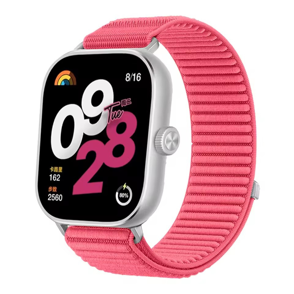 Ремінець нейлоновий для смарт-годинника Xiaomi Redmi Watch 5 / 4 Pink, фото 1