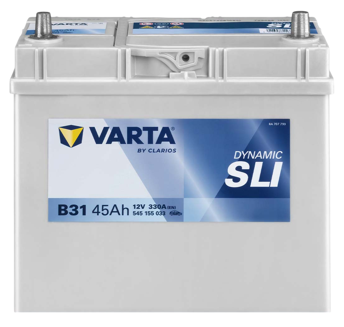 Акумулятор 45Аг 330А 12В R+ VARTA B31 Dynamic SLI 545155033 / 545 155 033 6СТ-45 (238х129х227), фото 1