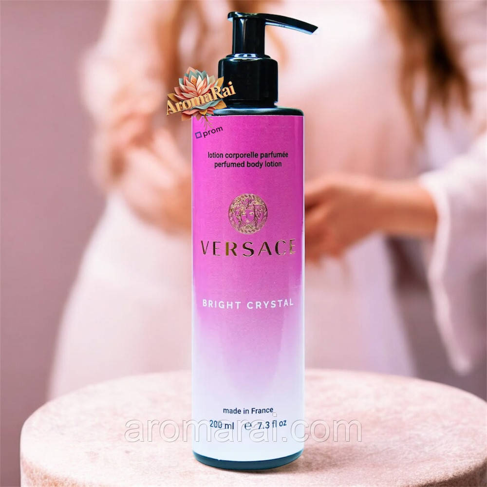 💎 Без липкості! Лосьйон для тіла Versace Bright Crystal (Версаче Брайт Кристал) 200 мл, фото 1