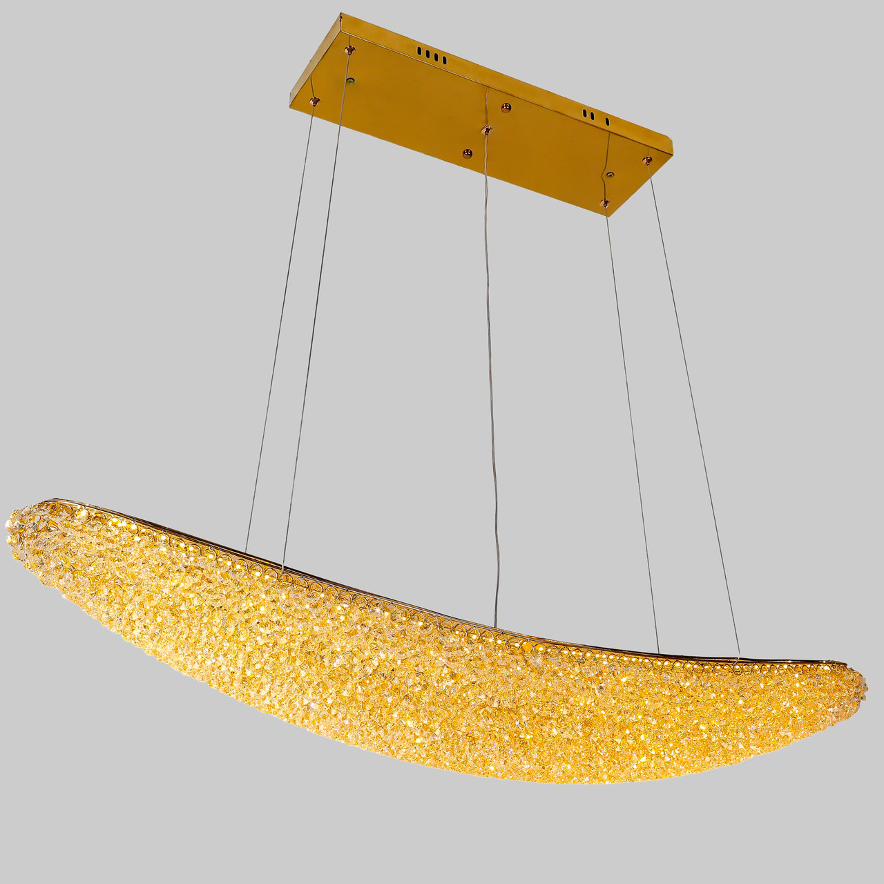 Люстра золота "CRYSTAL" арт-деко (89-7208 (1100) GD)