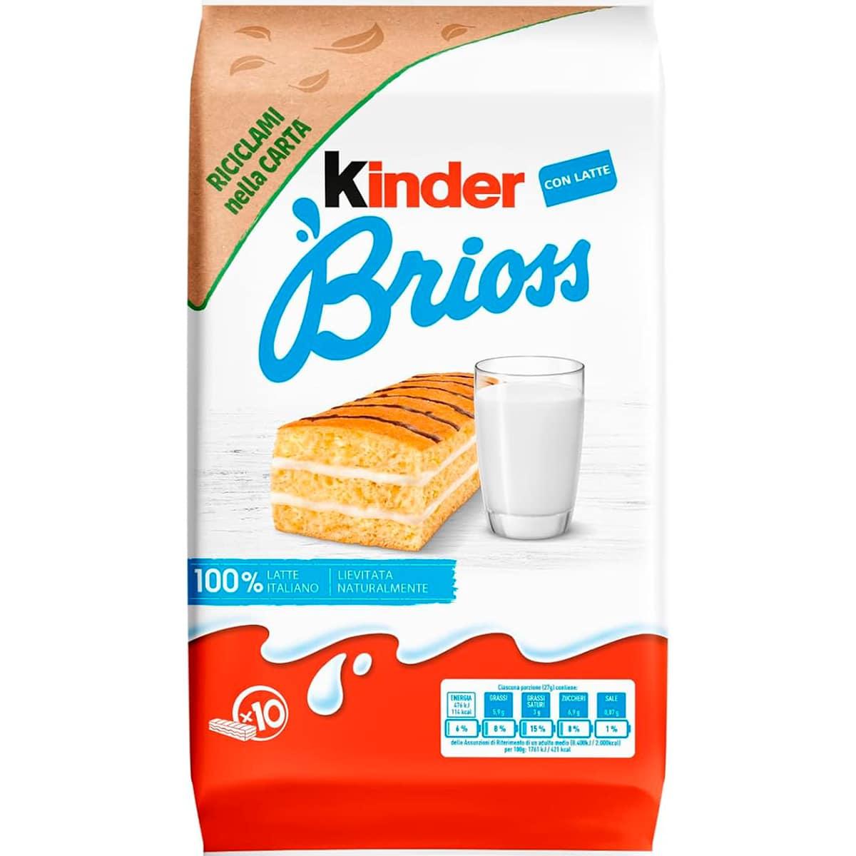 Молочний бісквіт Kinder Brioss 270г