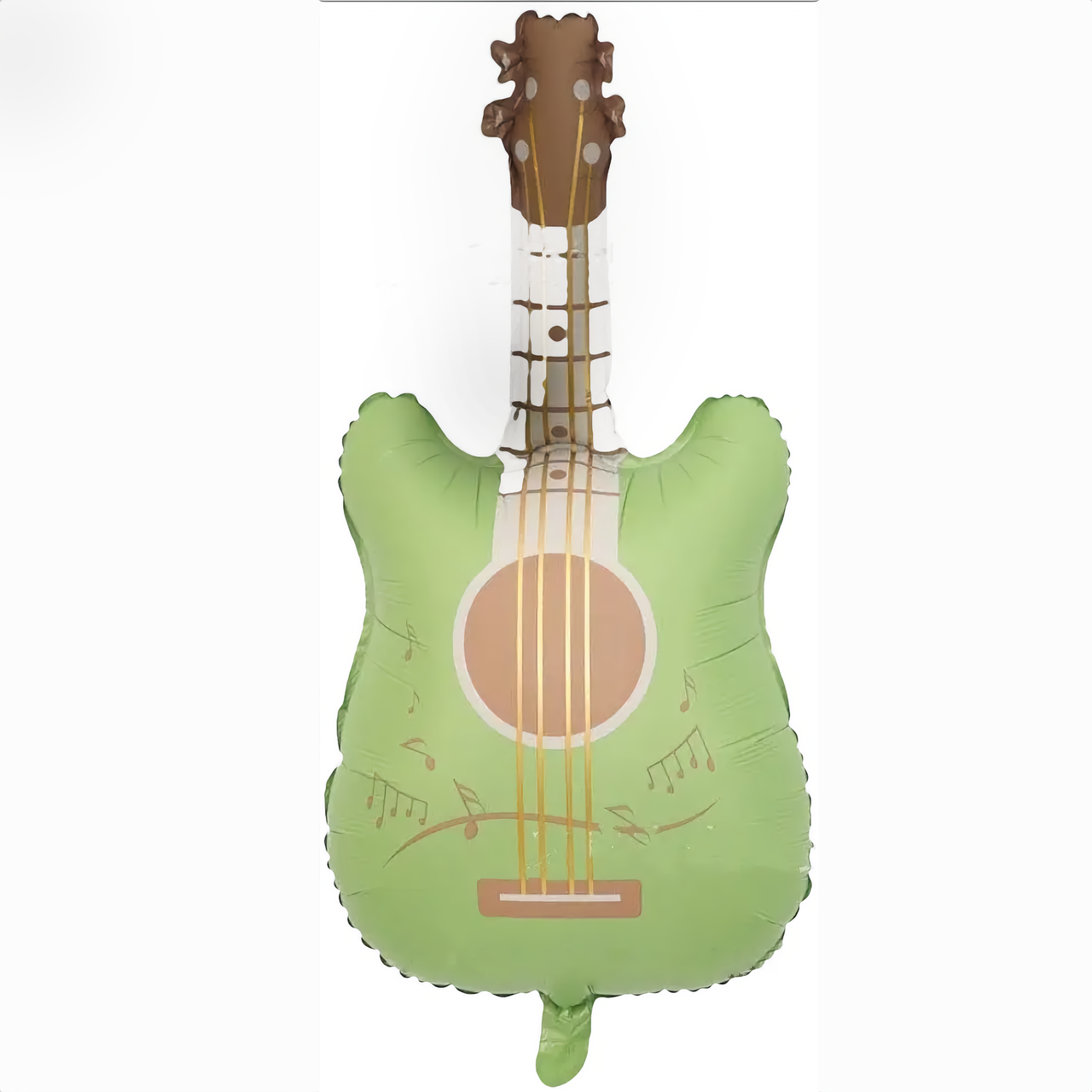 Фольгована кулька фігурна Гітара зелена 89х46 см| Guitar Foil Balloon