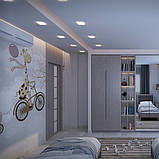 LED світильник безрамковий квадратний VIDEX VLE-DLFS-244 24W 4000K 220V, фото 4