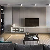 Світильник VIDEX під лампу GU10 SPF04A накладний білий + біла призма, фото 3