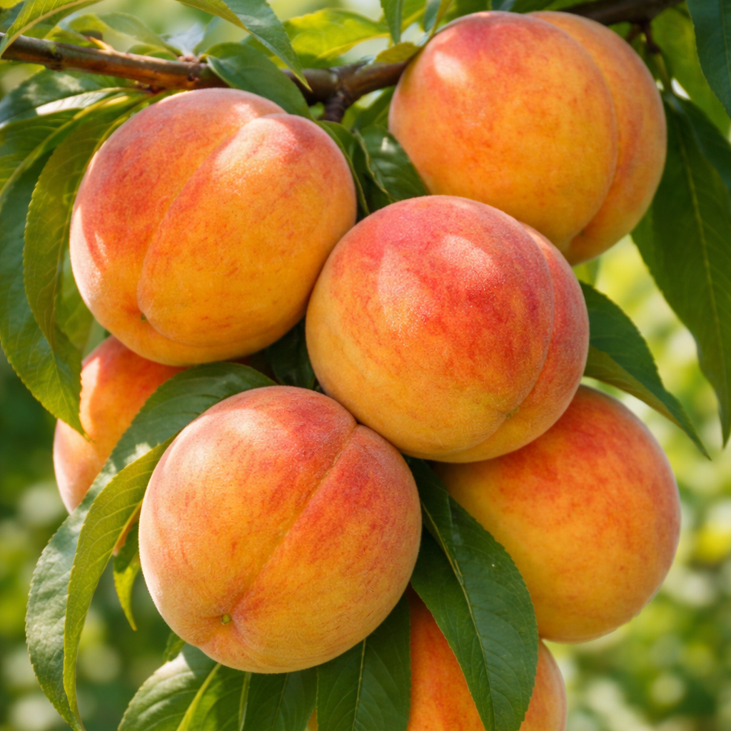 Саджанці Персика Вайн Голд Т3 - великоплідний, середній, урожайний, фото 1