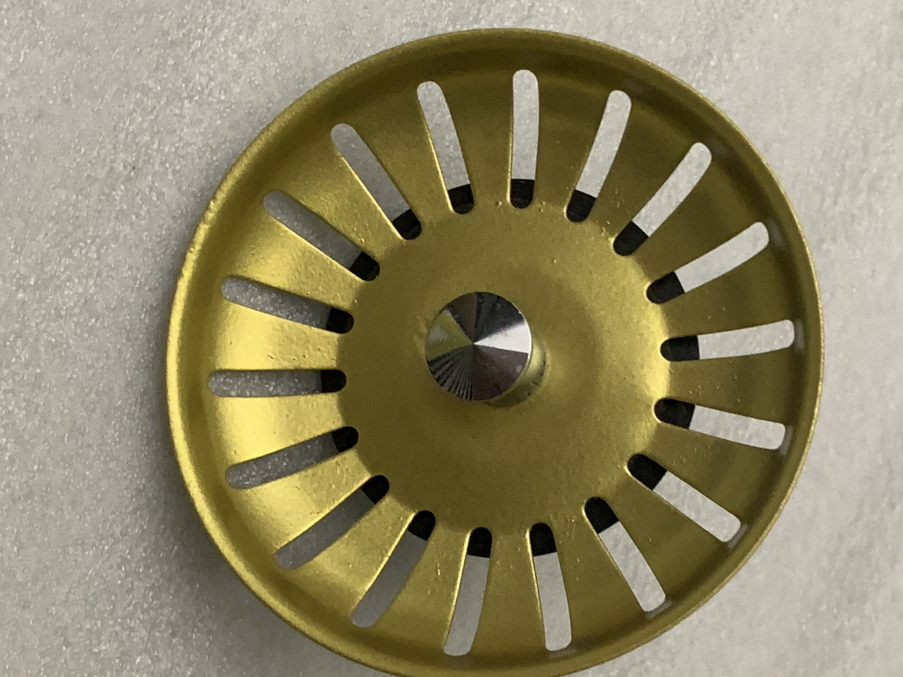 Сітка сміттєзбірник для сифону 83 мм  (фарбована, матове золото)