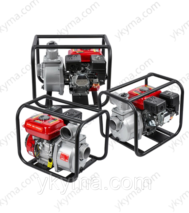 Мотопомпа бензинова для чистої води Elitech (4-тактний / 5,5 к.с / діаметр 80 мм (3”) / 1000 л/хв), фото 1