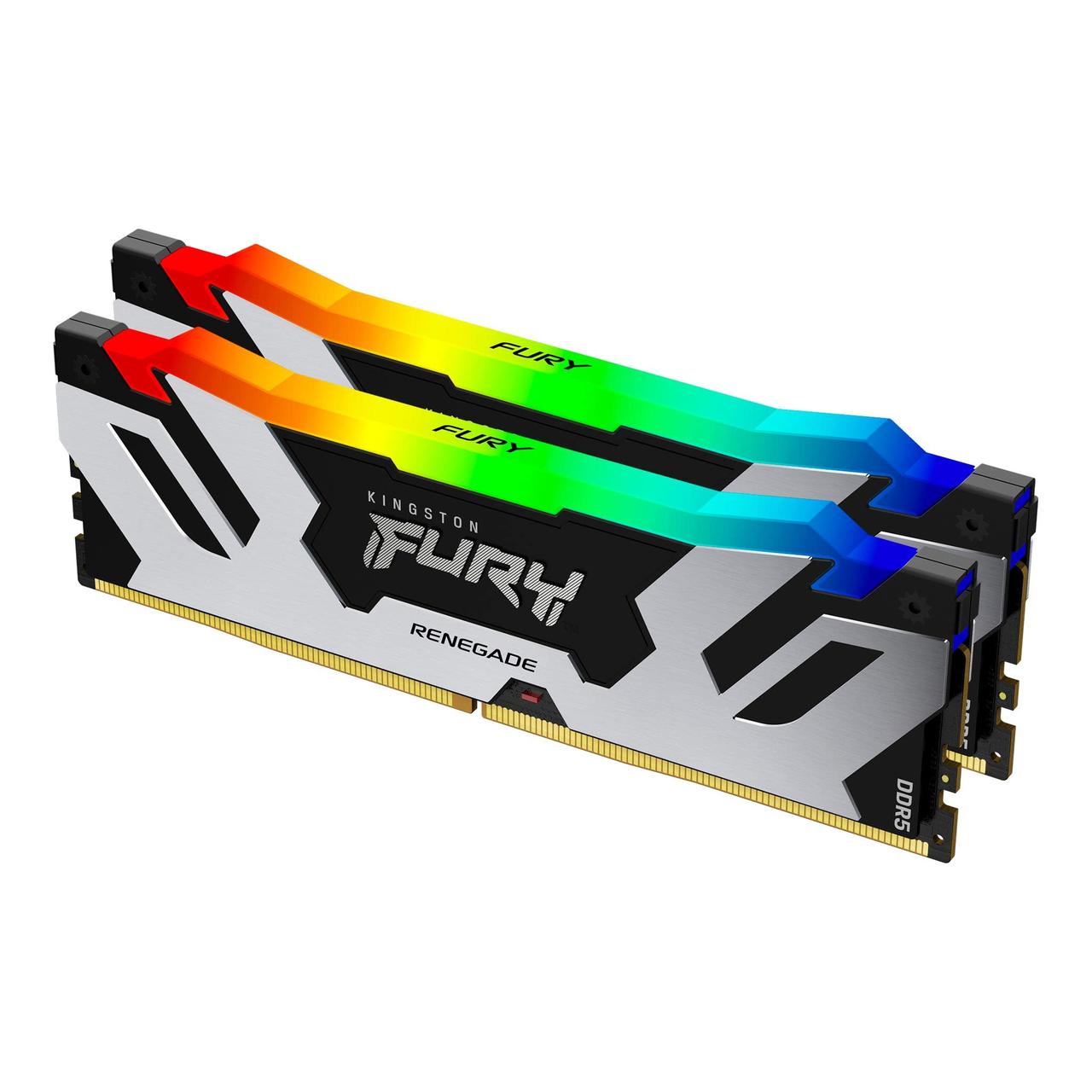 Оперативна пам'ять Kingston FURY 96 GB (2x48GB) DDR5 6000 MHz Renegade RGB (KF560C32RSAK2-96), фото 1