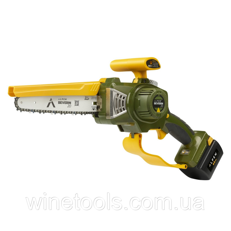 Міні електропила Alpen Beverin 20 з додатковим ланцюгом та 2 батареями з кейсом (Альпен Беверін 20)