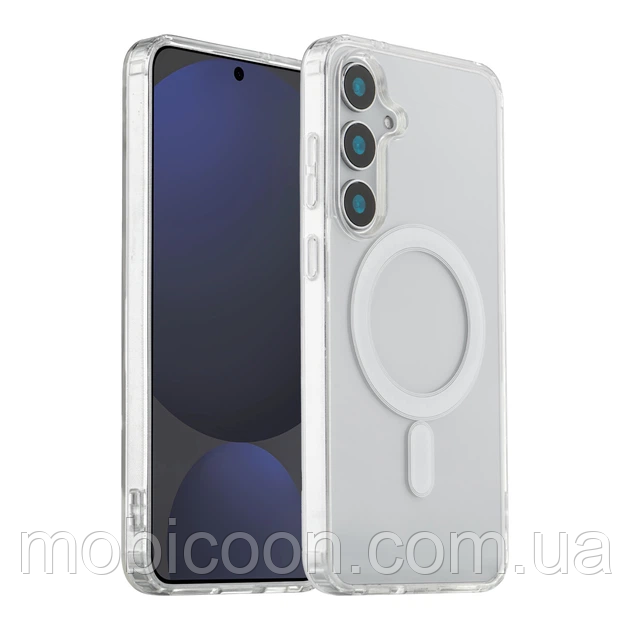 Чохол для Samsung S25 прозорий з MagSafe Clear Case, фото 1