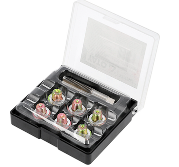 Набір для ремонту масляних пробок M11x1.5 мм, 7 ел. YATO YT-17567