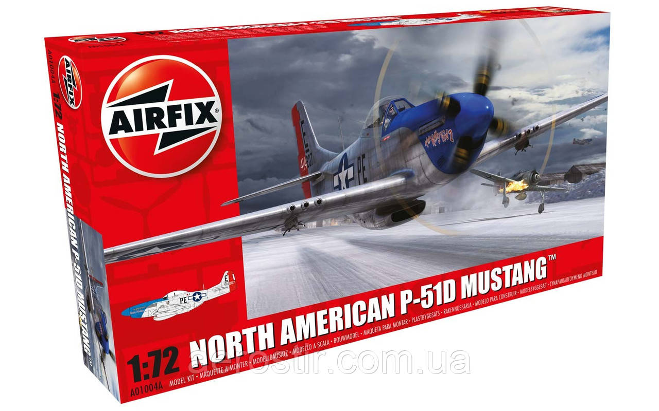 North American P-51D MUSTANG 1/72 AIRFIX 01004A