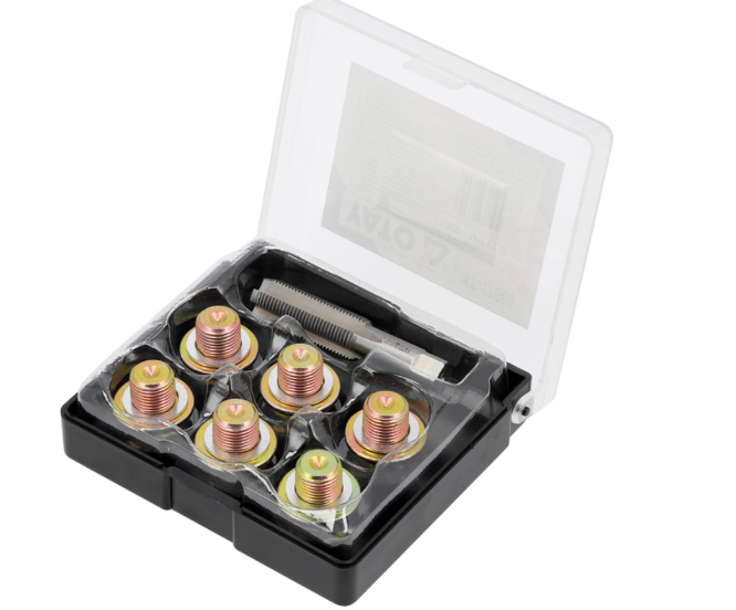 Набір для ремонту масляних пробок M14X1.25мм 7 шт. YATO YT-17568, фото 1